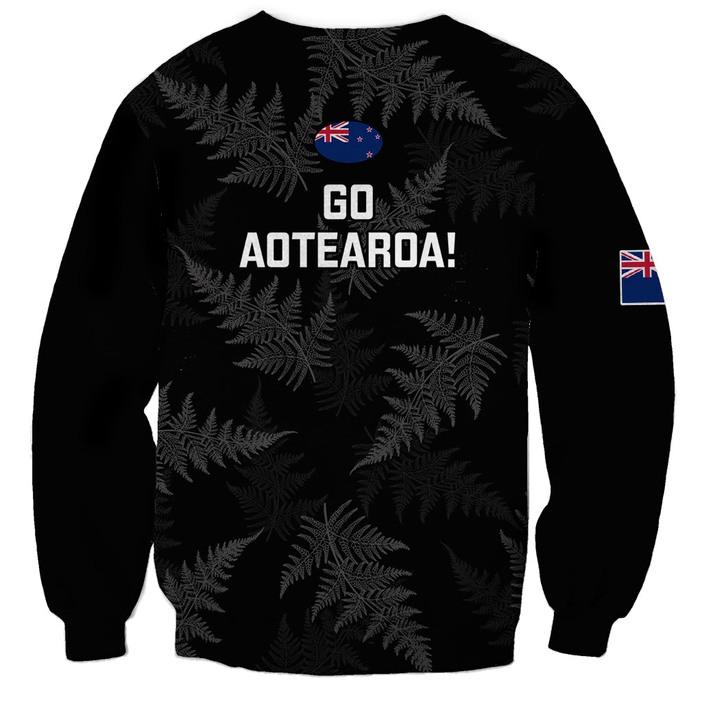 New Zealand Silver Fern Rugby Sweatshirt 2023 Go Aotearoa Champions World Cup - Vibe Hoodie Shop