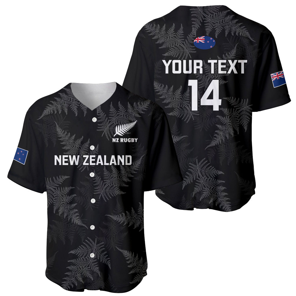 Custom New Zealand Silver Fern Rugby Baseball Jersey 2023 Go Aotearoa Champions World Cup - Vibe Hoodie Shop