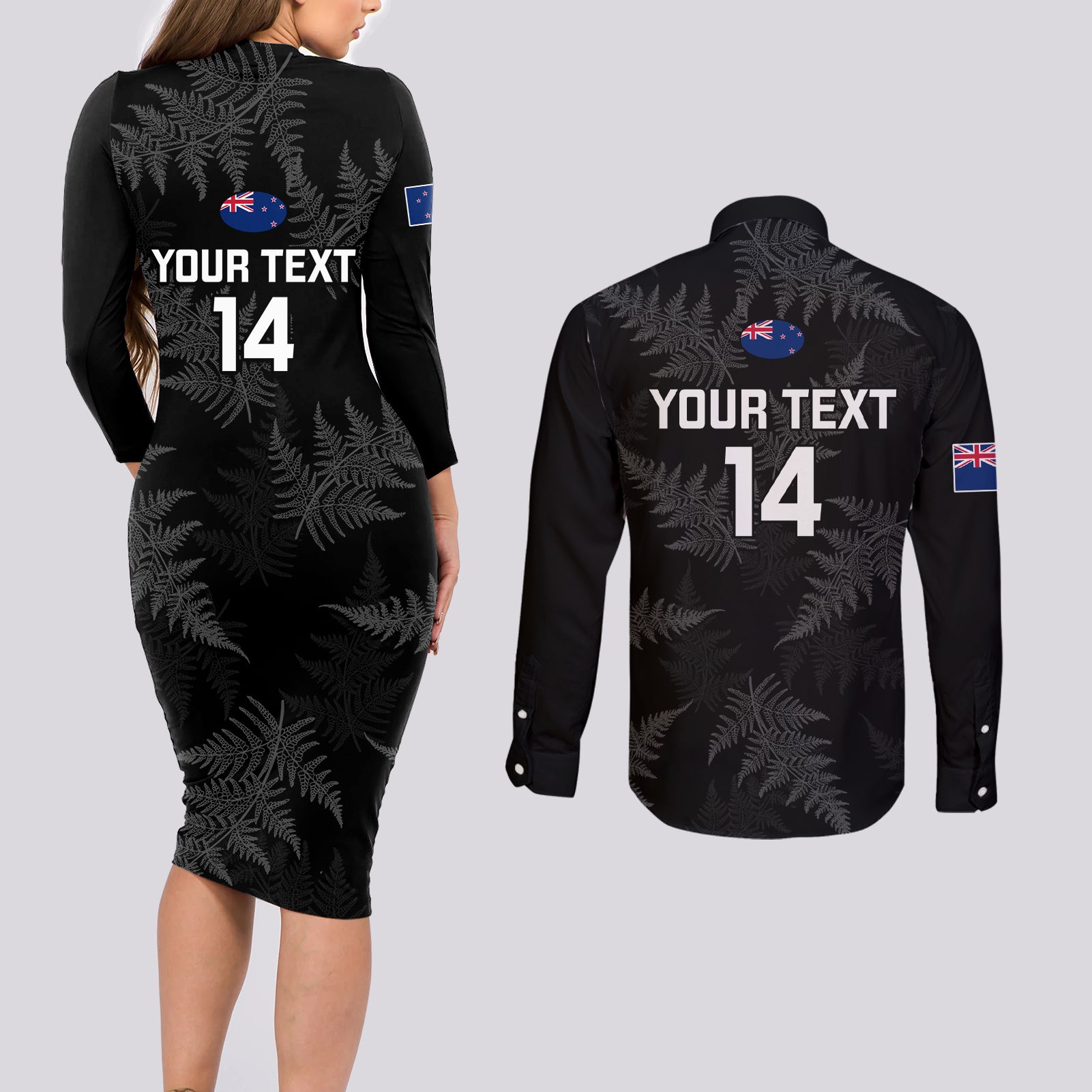 custom-new-zealand-silver-fern-rugby-couples-matching-long-sleeve-bodycon-dress-and-long-sleeve-button-shirts-2023-go-aotearoa-champions-world-cup