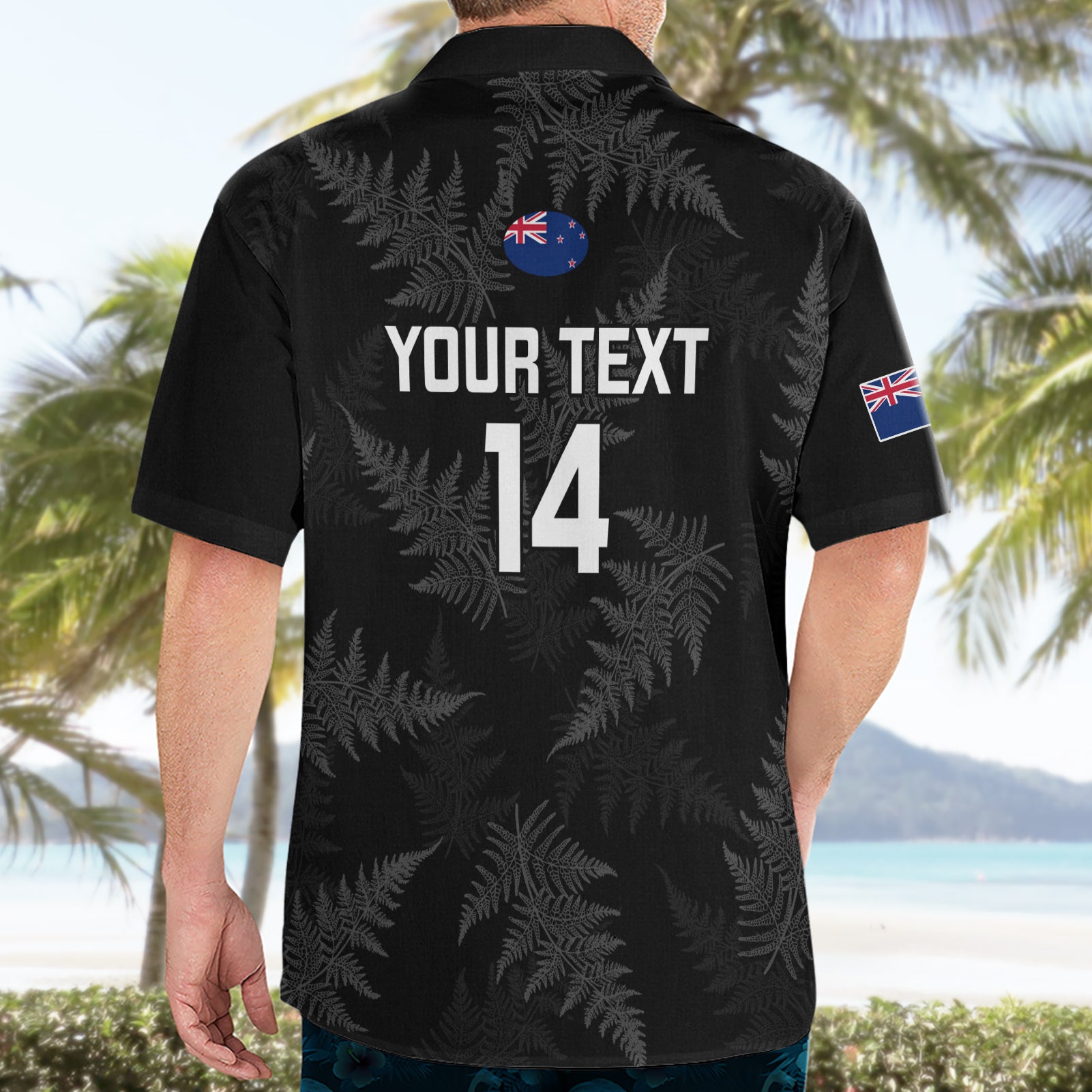 Custom New Zealand Silver Fern Rugby Hawaiian Shirt 2023 Go Aotearoa Champions World Cup - Vibe Hoodie Shop