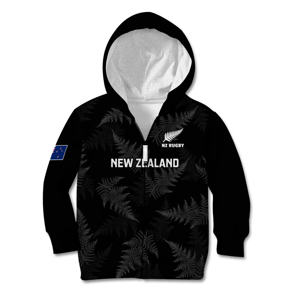 Custom New Zealand Silver Fern Rugby Kid Hoodie 2023 Go Aotearoa Champions World Cup - Vibe Hoodie Shop