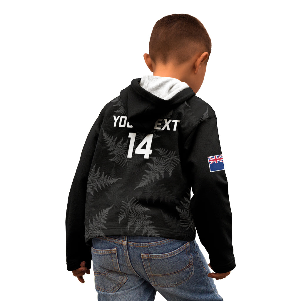 Custom New Zealand Silver Fern Rugby Kid Hoodie 2023 Go Aotearoa Champions World Cup - Vibe Hoodie Shop