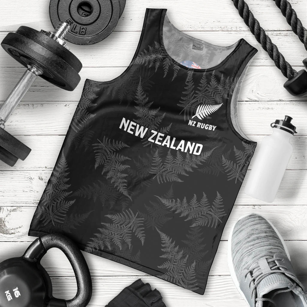 Custom New Zealand Silver Fern Rugby Men Tank Top 2023 Go Aotearoa Champions World Cup - Vibe Hoodie Shop