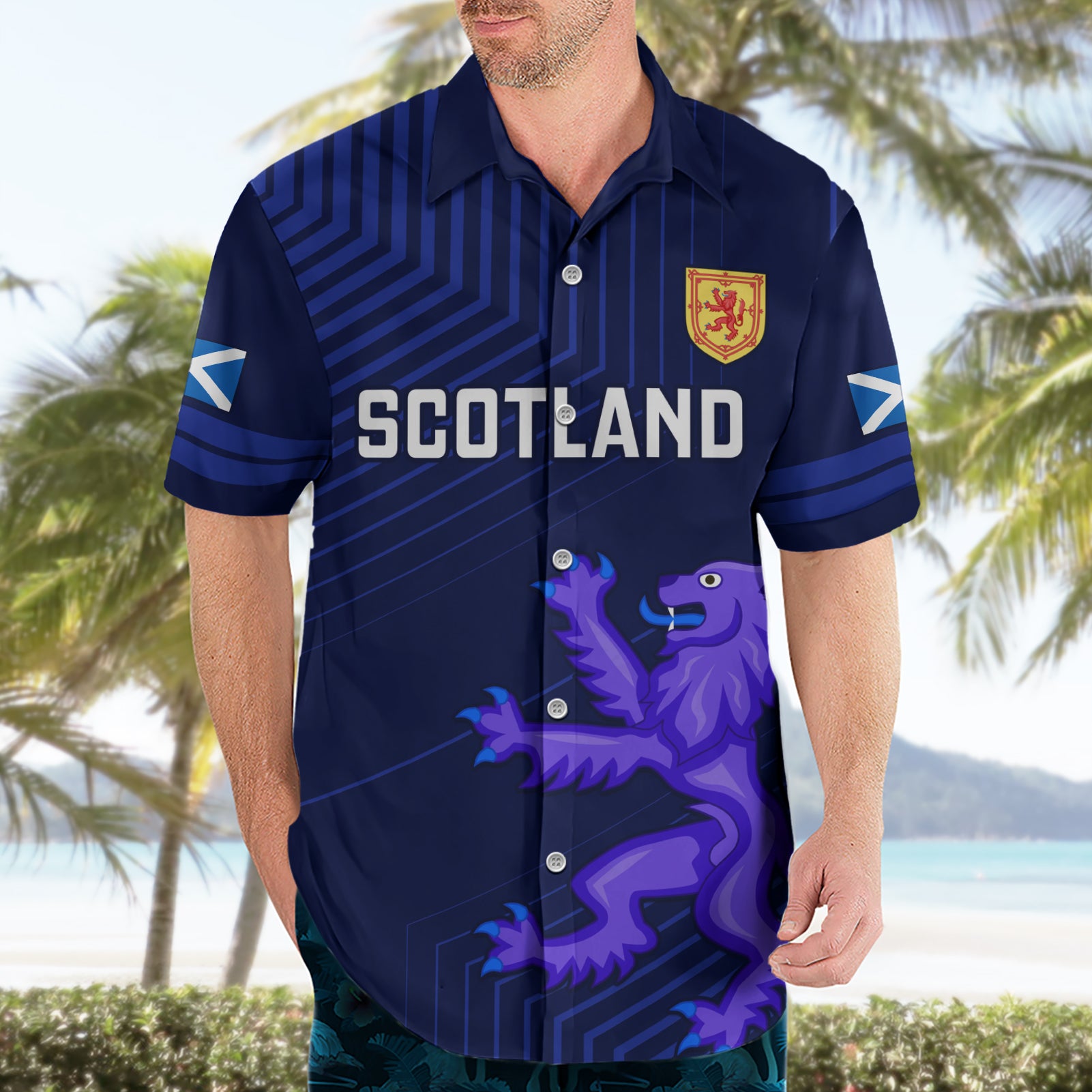 Scotland Rugby Hawaiian Shirt 2023 Go Scottish - Vibe Hoodie Shop