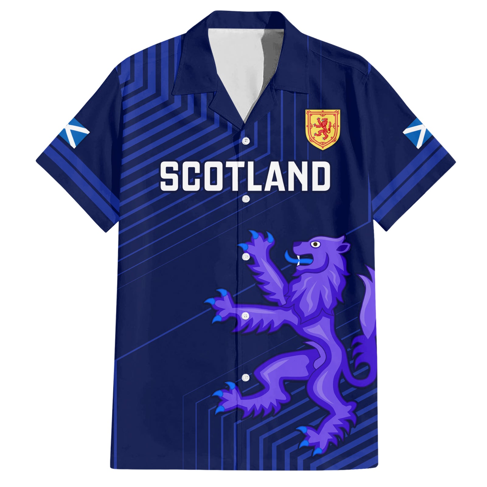 Custom Scotland Rugby Hawaiian Shirt 2023 Go Scottish - Vibe Hoodie Shop