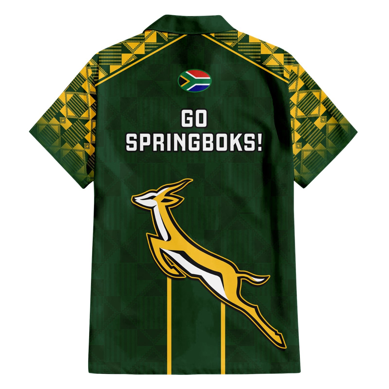 South Africa Rugby Hawaiian Shirt 2023 Go Champions World Cup Springboks - Vibe Hoodie Shop