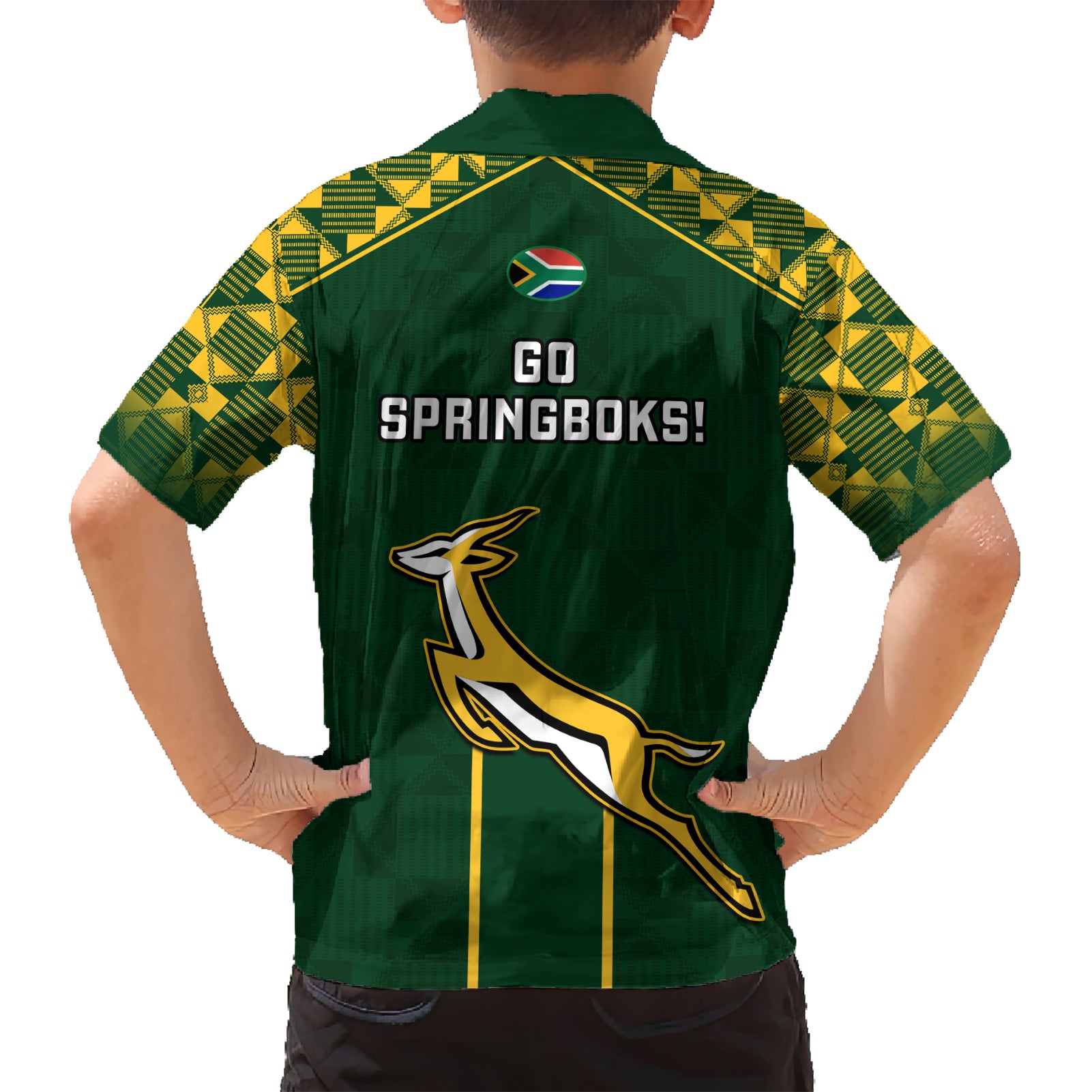 South Africa Rugby Hawaiian Shirt 2023 Go Champions World Cup Springboks - Vibe Hoodie Shop