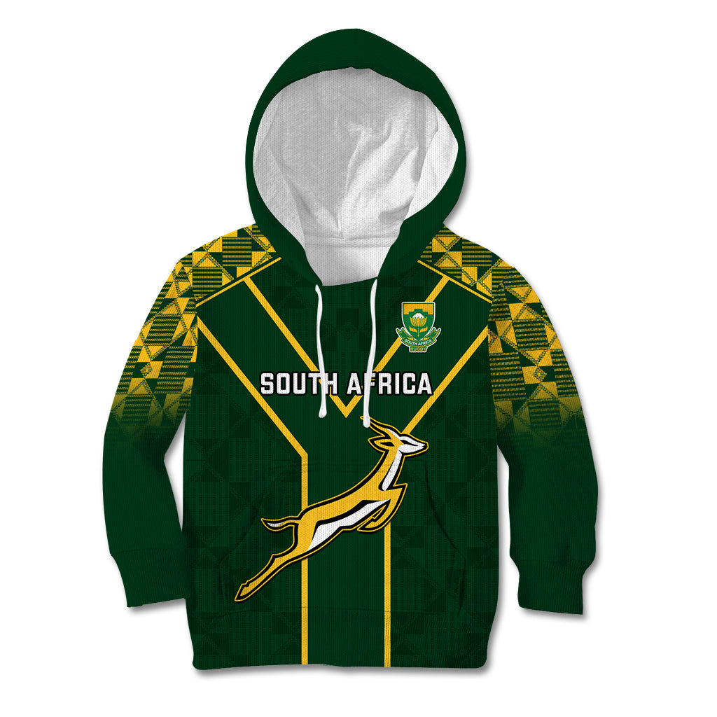 South Africa Rugby Kid Hoodie 2023 Go Champions World Cup Springboks - Vibe Hoodie Shop