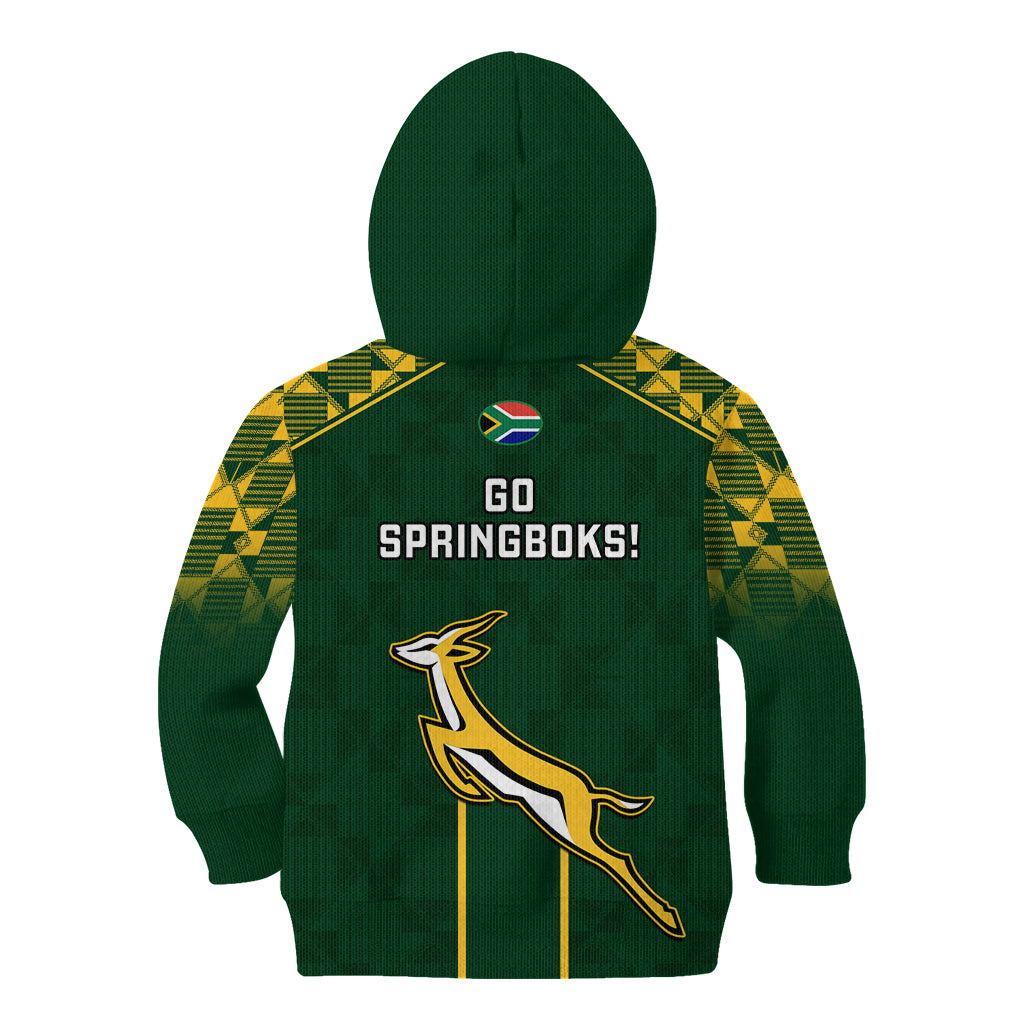 South Africa Rugby Kid Hoodie 2023 Go Champions World Cup Springboks - Vibe Hoodie Shop