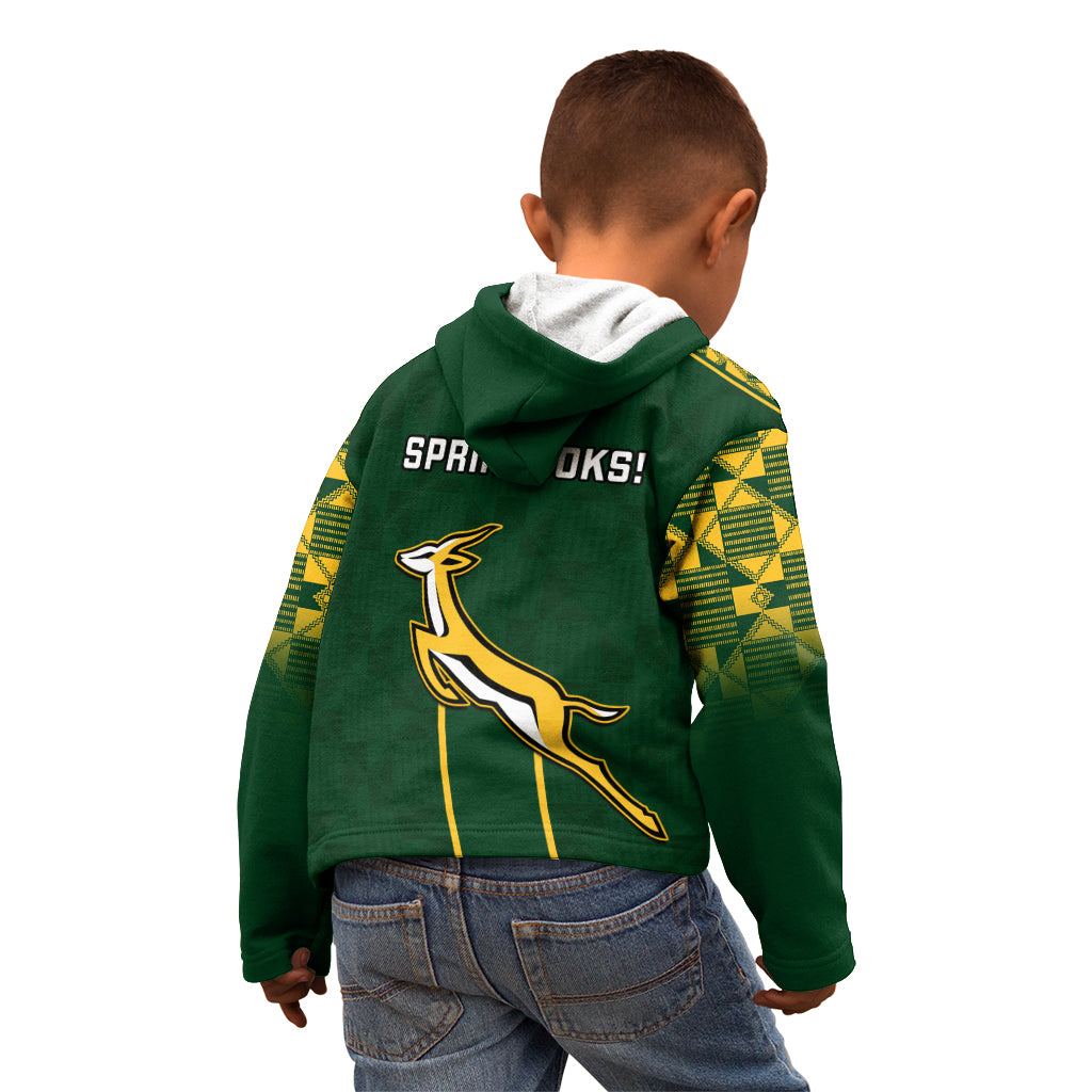 South Africa Rugby Kid Hoodie 2023 Go Champions World Cup Springboks - Vibe Hoodie Shop