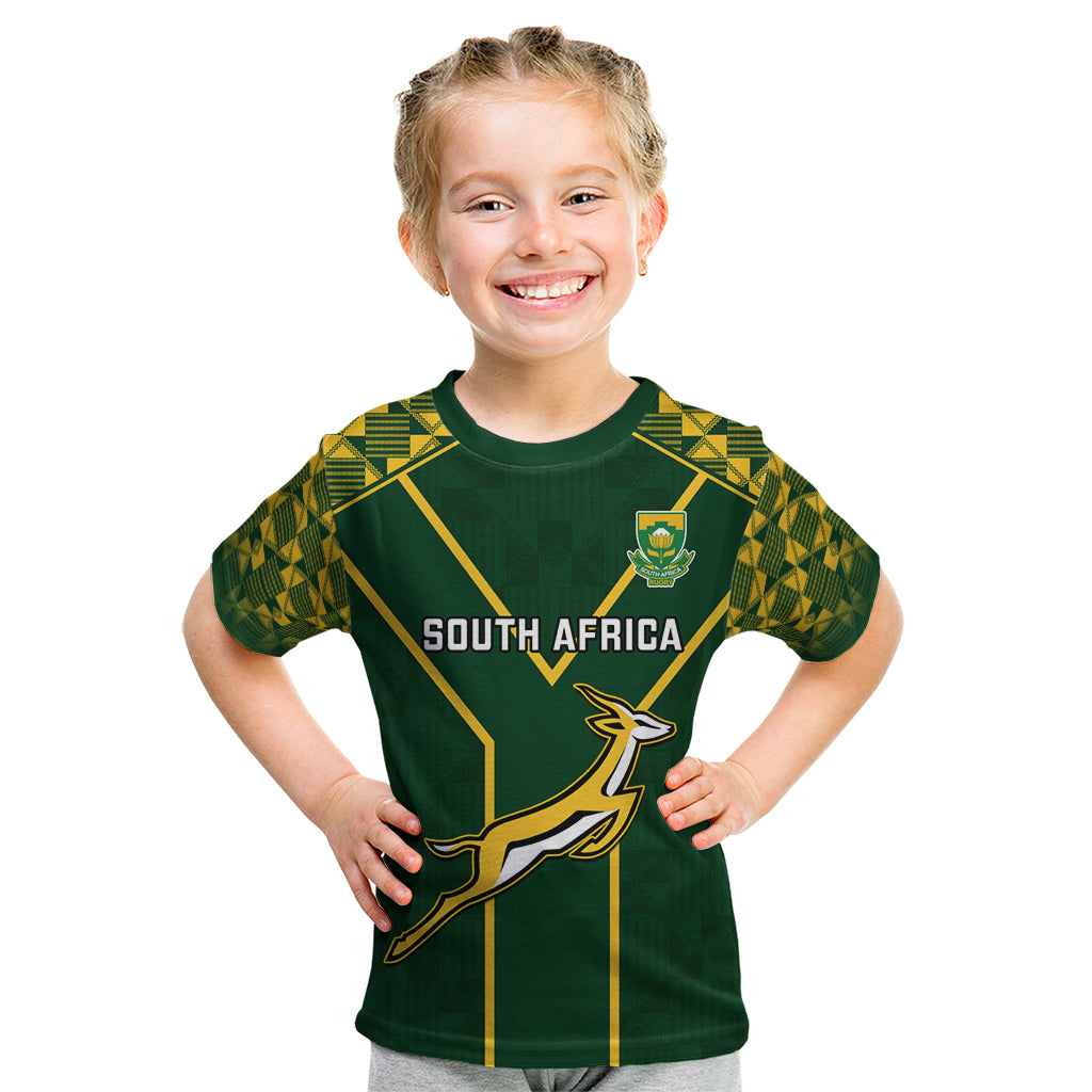 South Africa Rugby Kid T Shirt 2023 Go Champions World Cup Springboks - Vibe Hoodie Shop