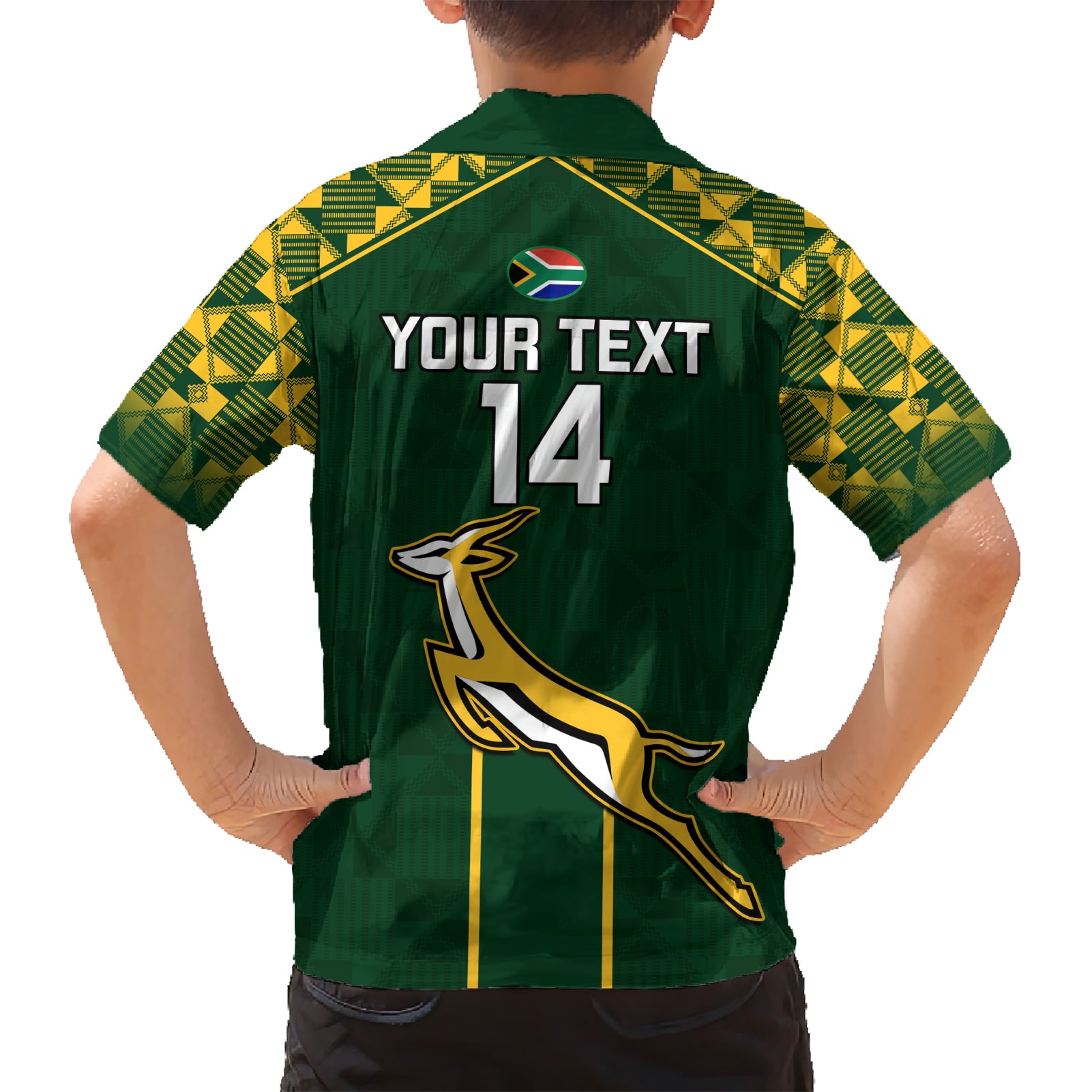 Custom South Africa Rugby Hawaiian Shirt 2023 Go Champions World Cup Springboks - Vibe Hoodie Shop
