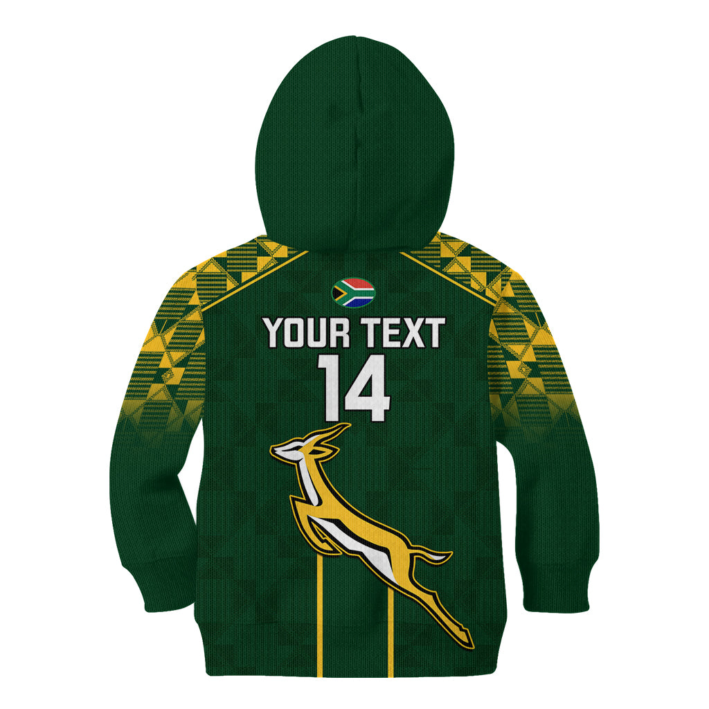 Custom South Africa Rugby Kid Hoodie 2023 Go Champions World Cup Springboks - Vibe Hoodie Shop