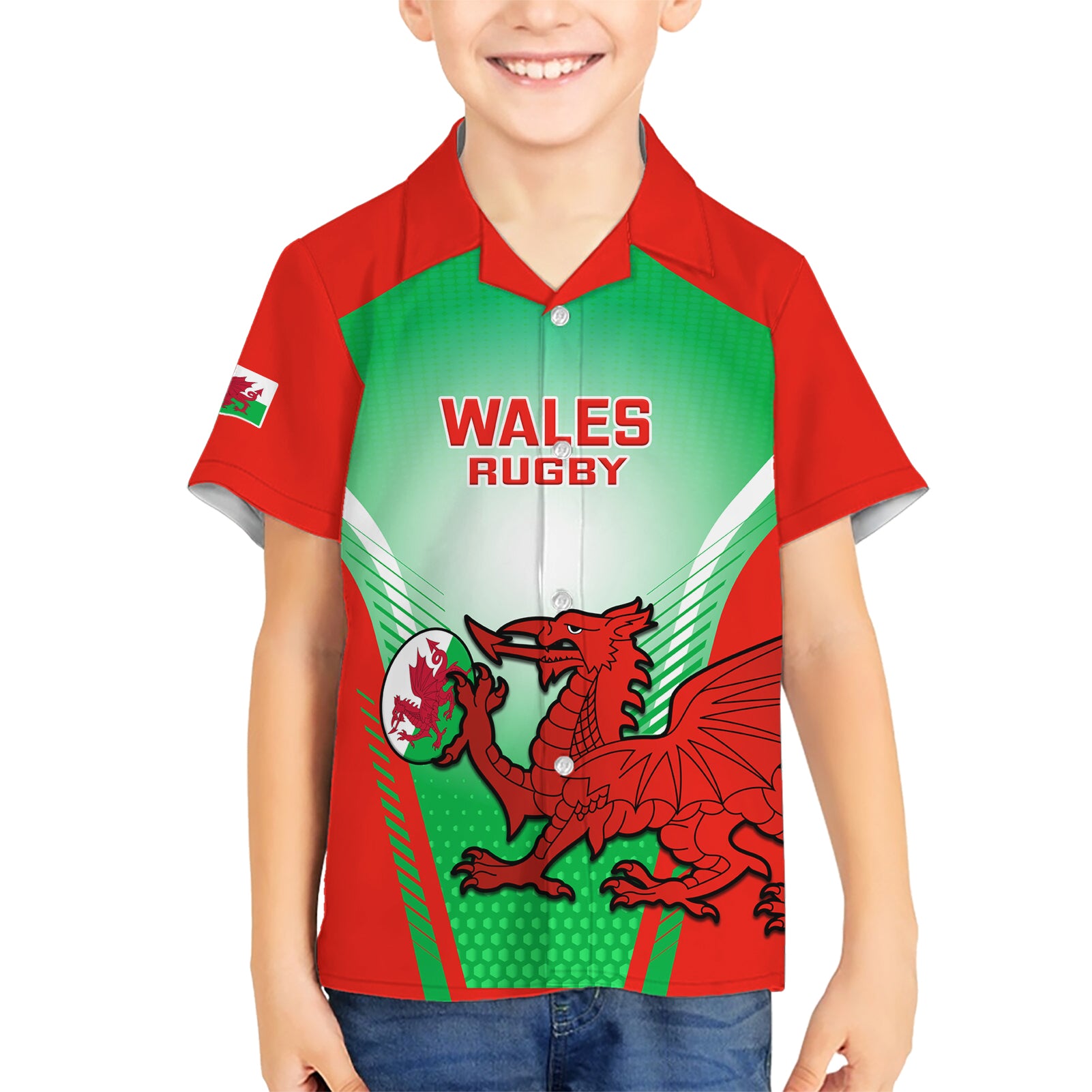 Wales Rugby Hawaiian Shirt 2023 Come On Cymru Champions World Cup - Vibe Hoodie Shop