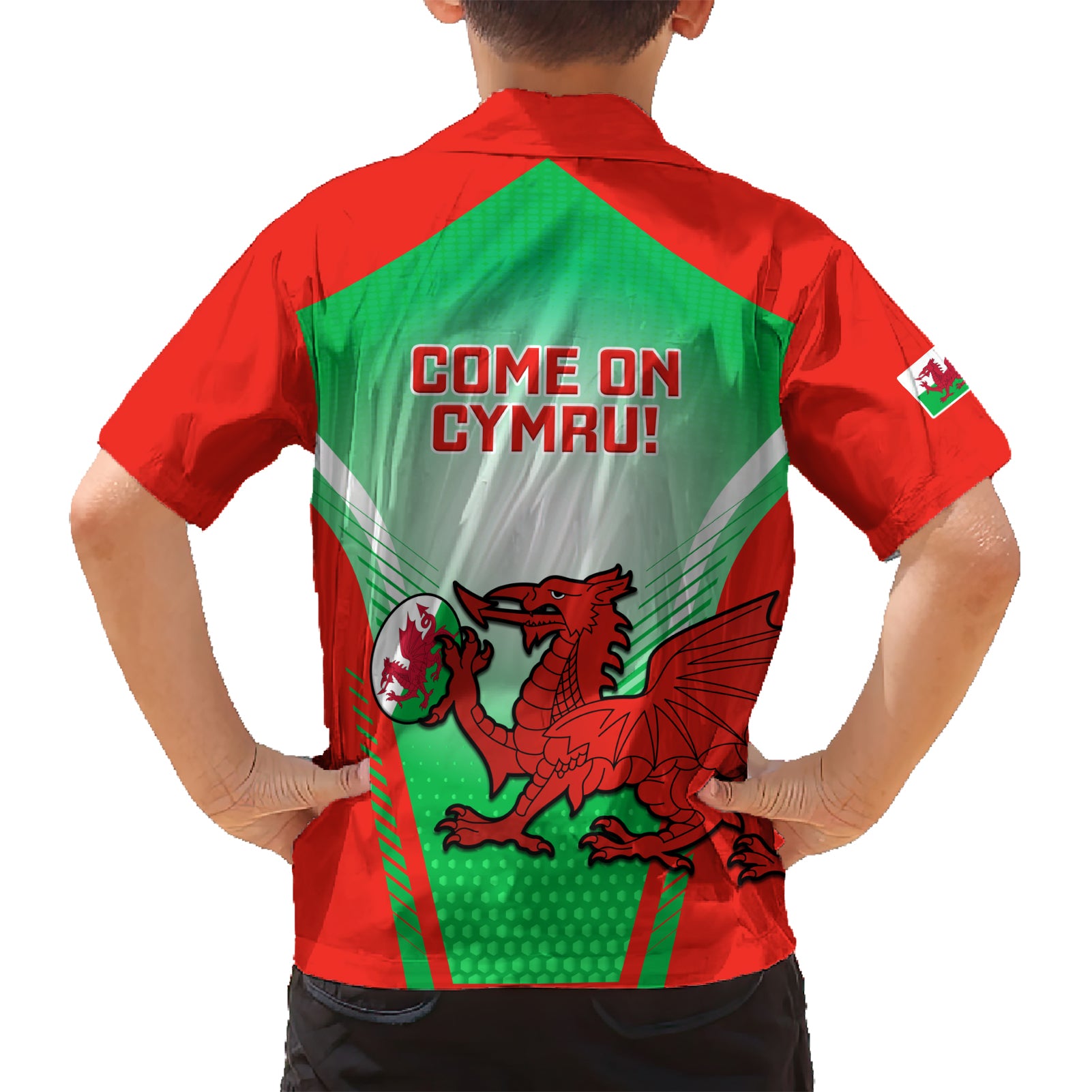 Wales Rugby Hawaiian Shirt 2023 Come On Cymru Champions World Cup - Vibe Hoodie Shop