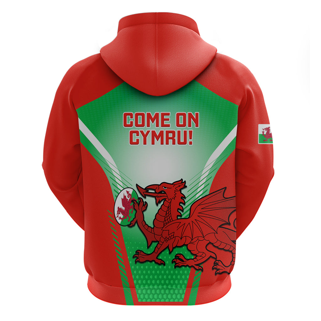 Wales Rugby Hoodie 2023 Come On Cymru Champions World Cup - Vibe Hoodie Shop