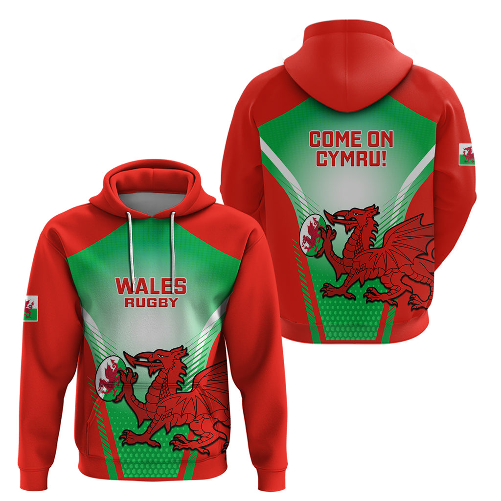 Wales Rugby Hoodie 2023 Come On Cymru Champions World Cup - Vibe Hoodie Shop