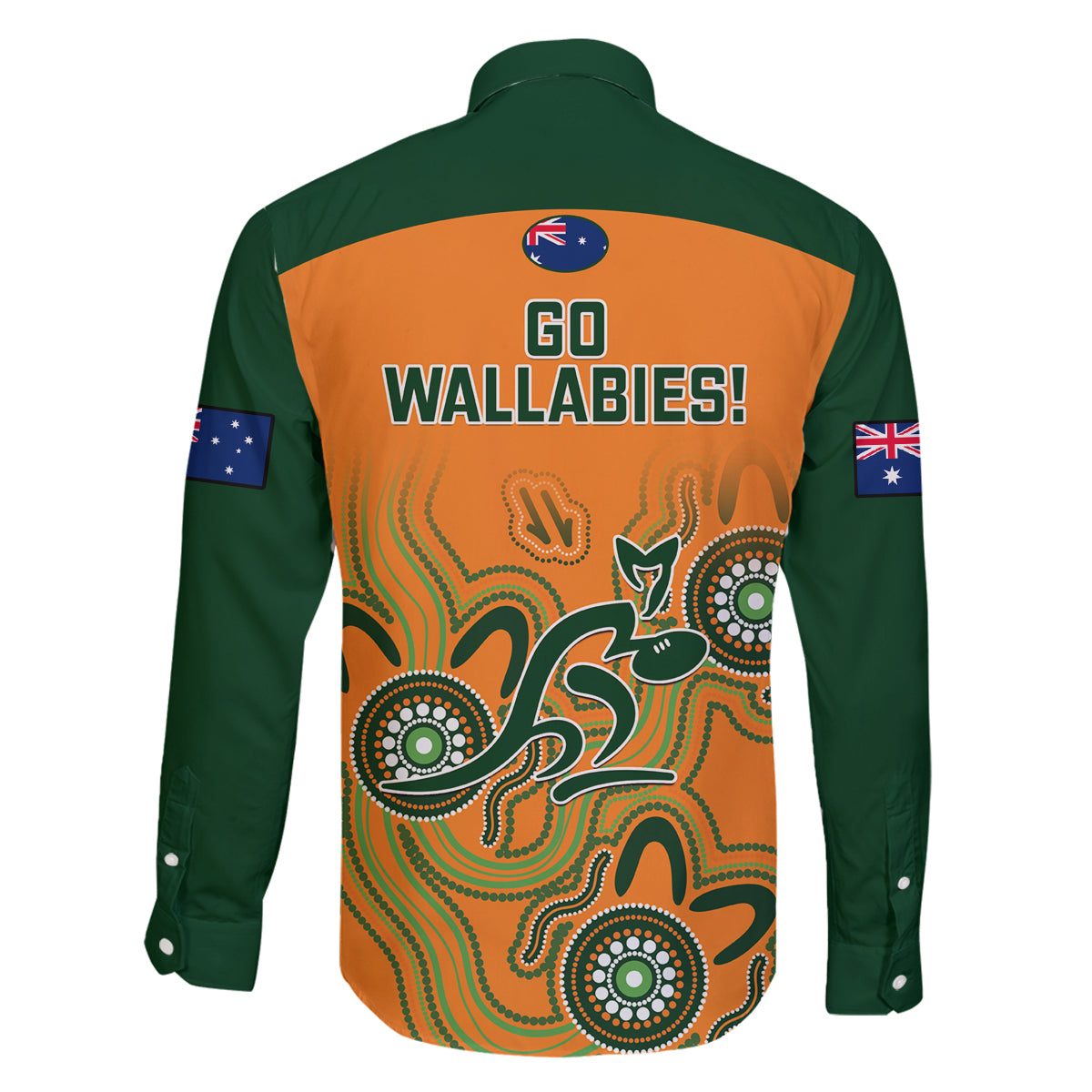 australia-rugby-family-matching-long-sleeve-bodycon-dress-and-hawaiian-shirt-wallabies-2023-indigenous-art