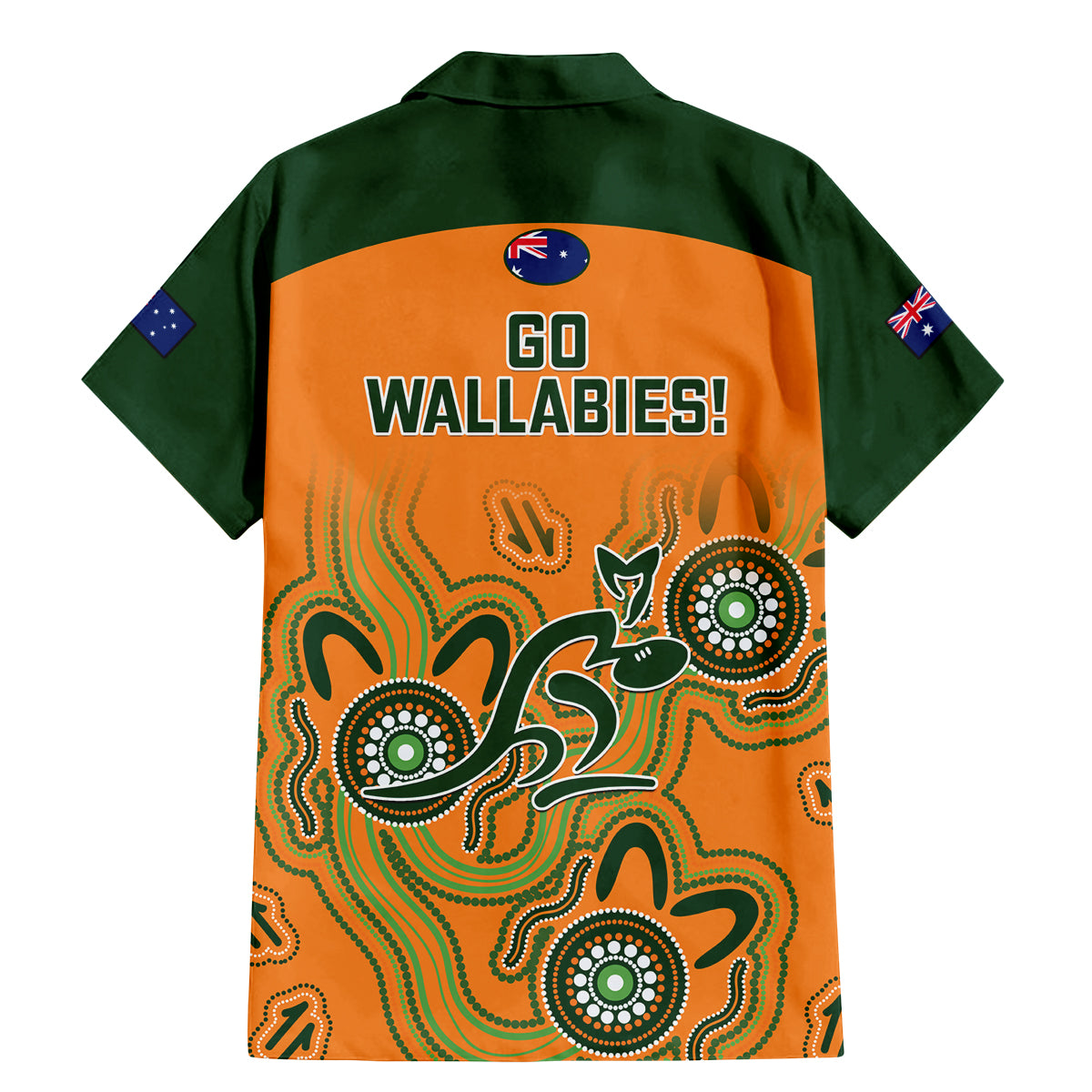 australia-rugby-family-matching-mermaid-dress-and-hawaiian-shirt-wallabies-2023-indigenous-art