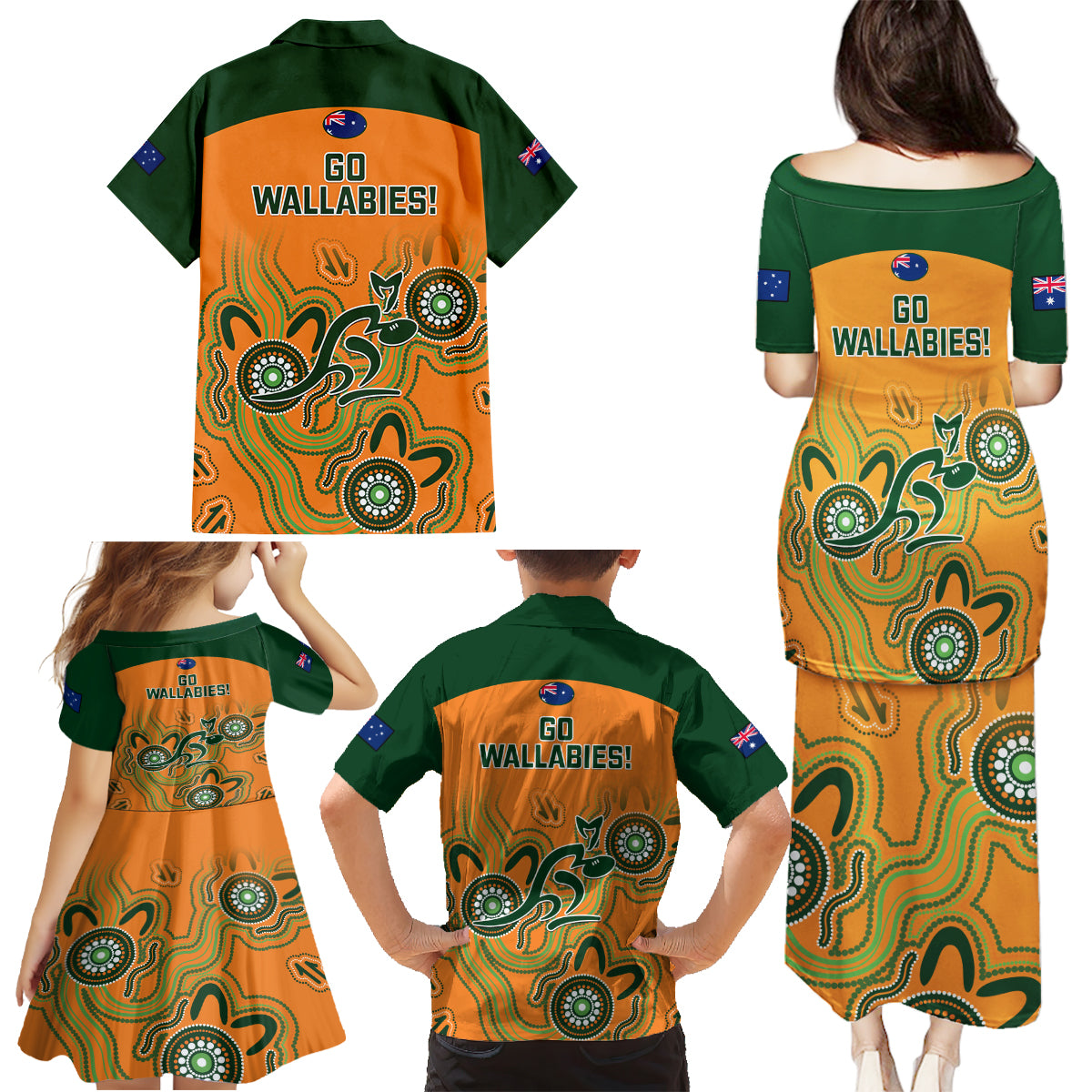 australia-rugby-family-matching-puletasi-dress-and-hawaiian-shirt-wallabies-2023-indigenous-art