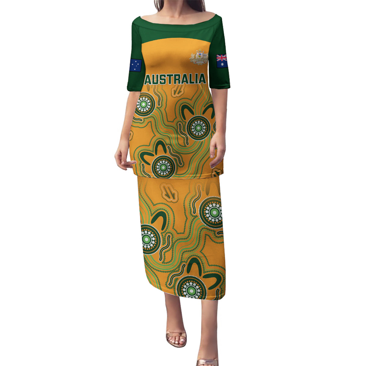 australia-rugby-family-matching-puletasi-dress-and-hawaiian-shirt-wallabies-2023-indigenous-art