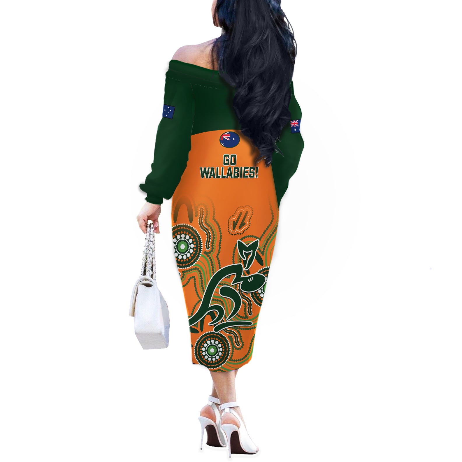 australia-rugby-off-the-shoulder-long-sleeve-dress-wallabies-2023-indigenous-art