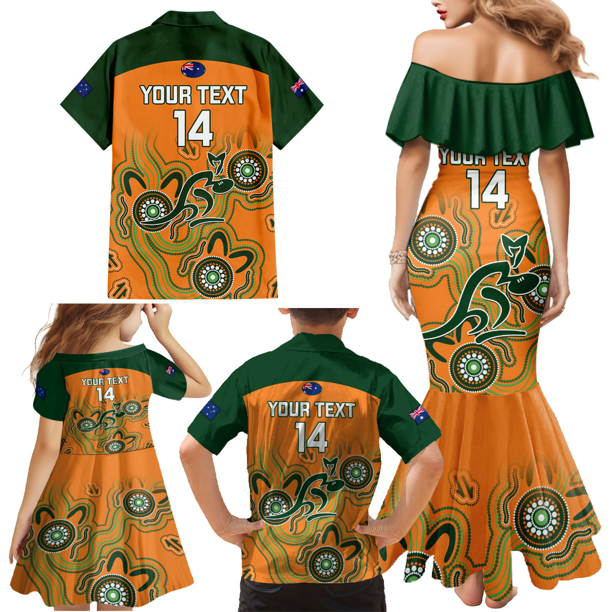 custom-australia-rugby-family-matching-mermaid-dress-and-hawaiian-shirt-wallabies-2023-indigenous-art