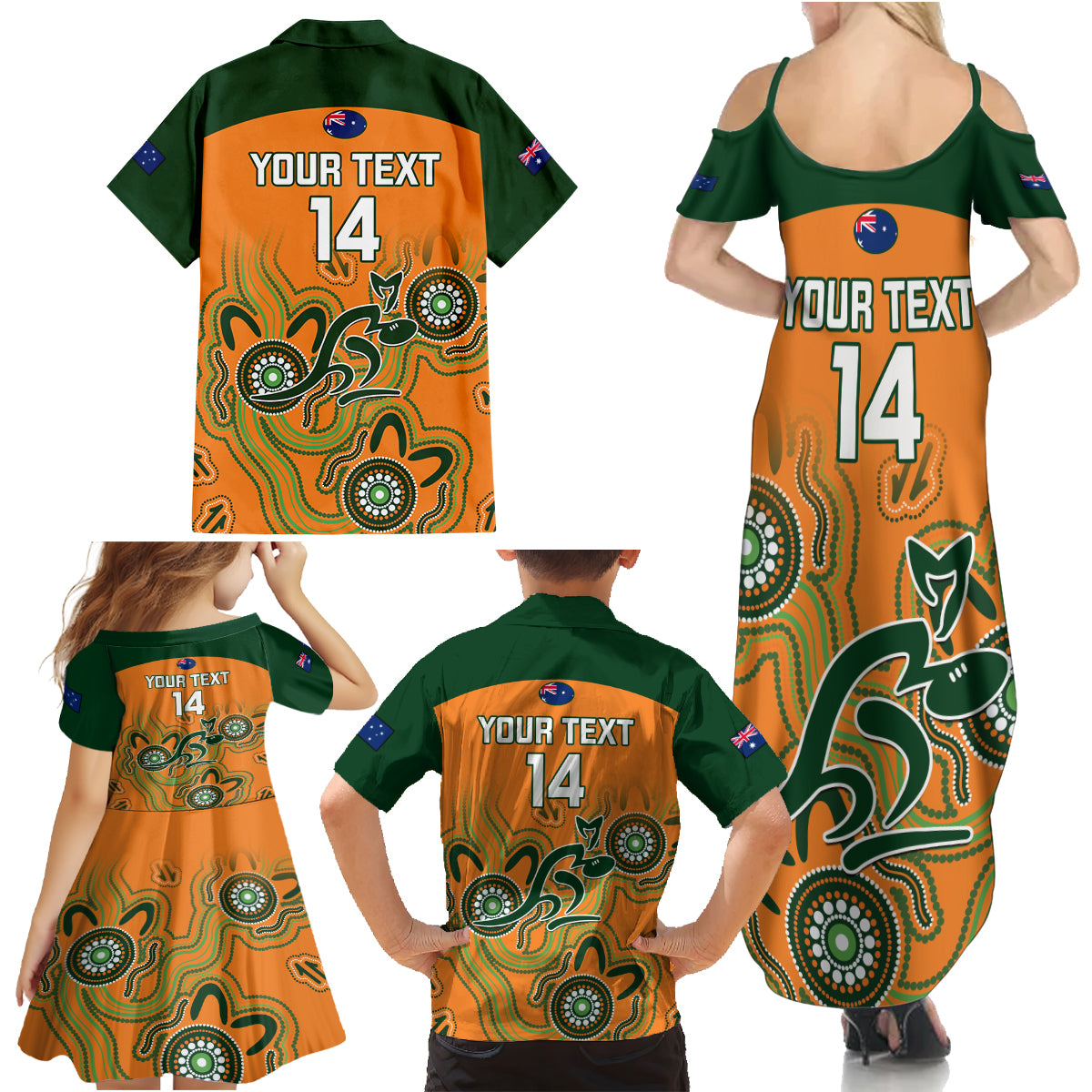 custom-australia-rugby-family-matching-summer-maxi-dress-and-hawaiian-shirt-wallabies-2023-indigenous-art