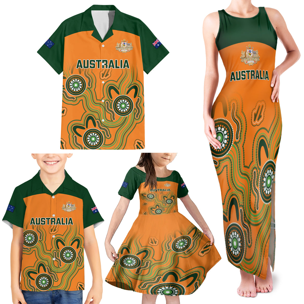 custom-australia-rugby-family-matching-tank-maxi-dress-and-hawaiian-shirt-wallabies-2023-indigenous-art