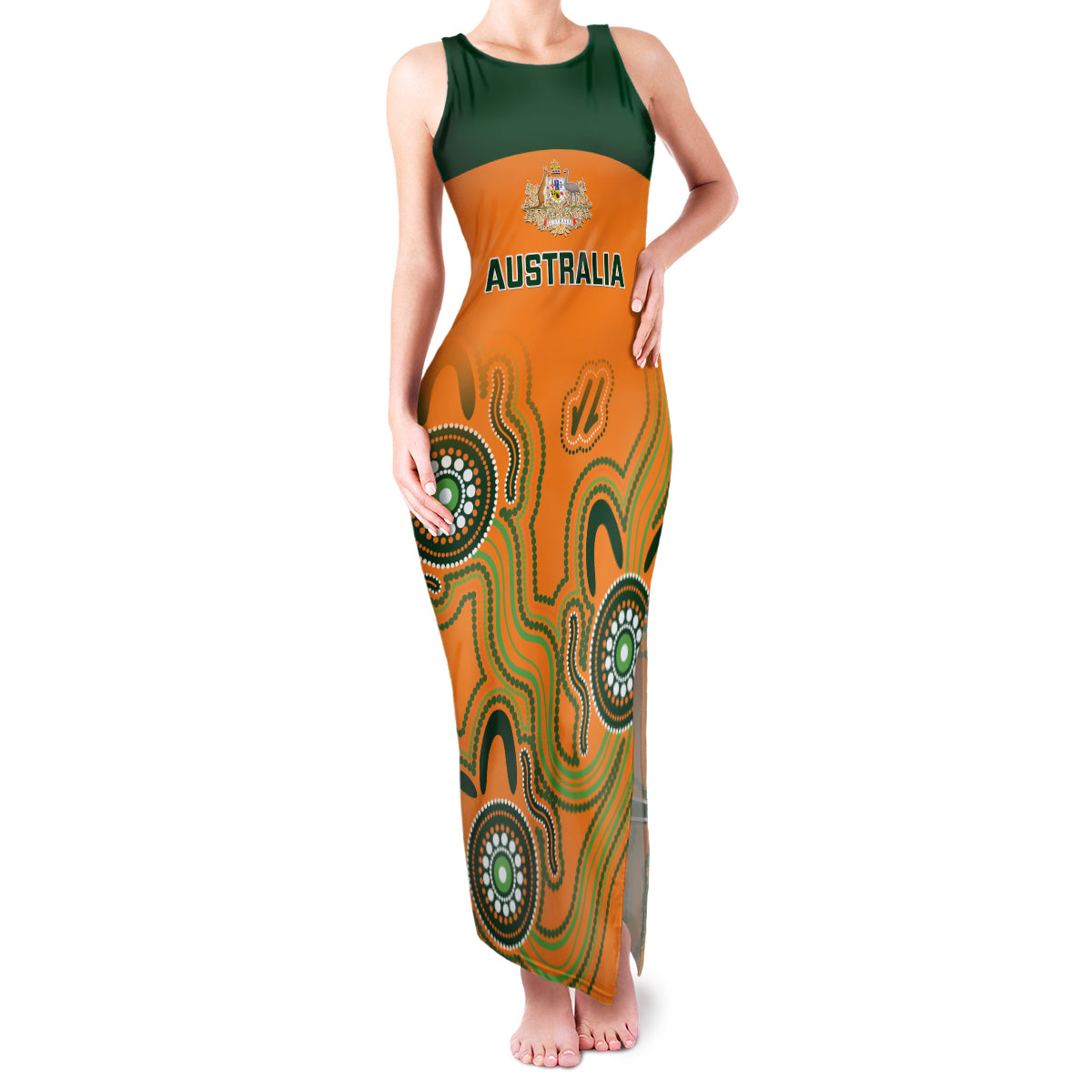 custom-australia-rugby-family-matching-tank-maxi-dress-and-hawaiian-shirt-wallabies-2023-indigenous-art