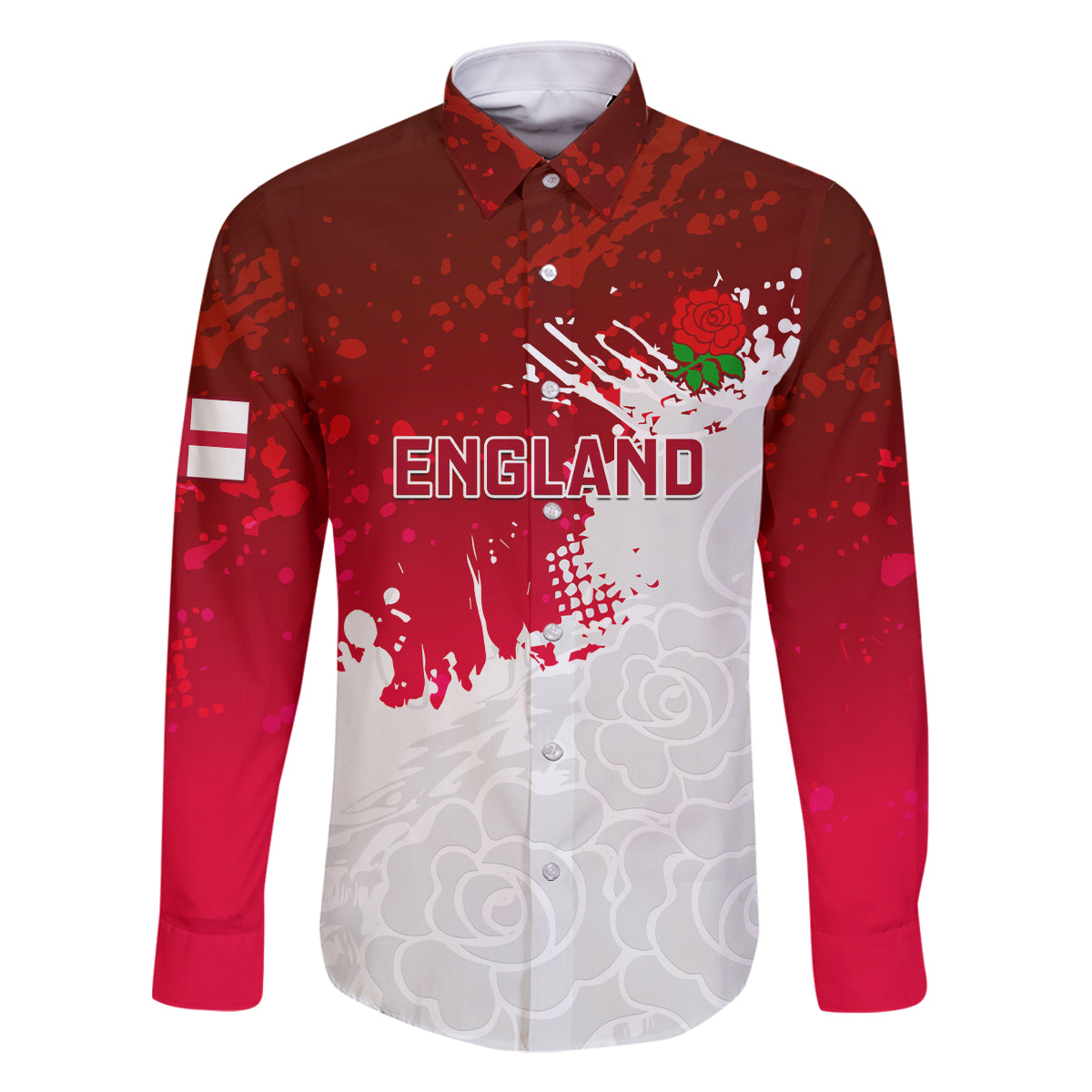 custom-england-rugby-family-matching-long-sleeve-bodycon-dress-and-hawaiian-shirt-2023-go-champions-world-cup-red-rose