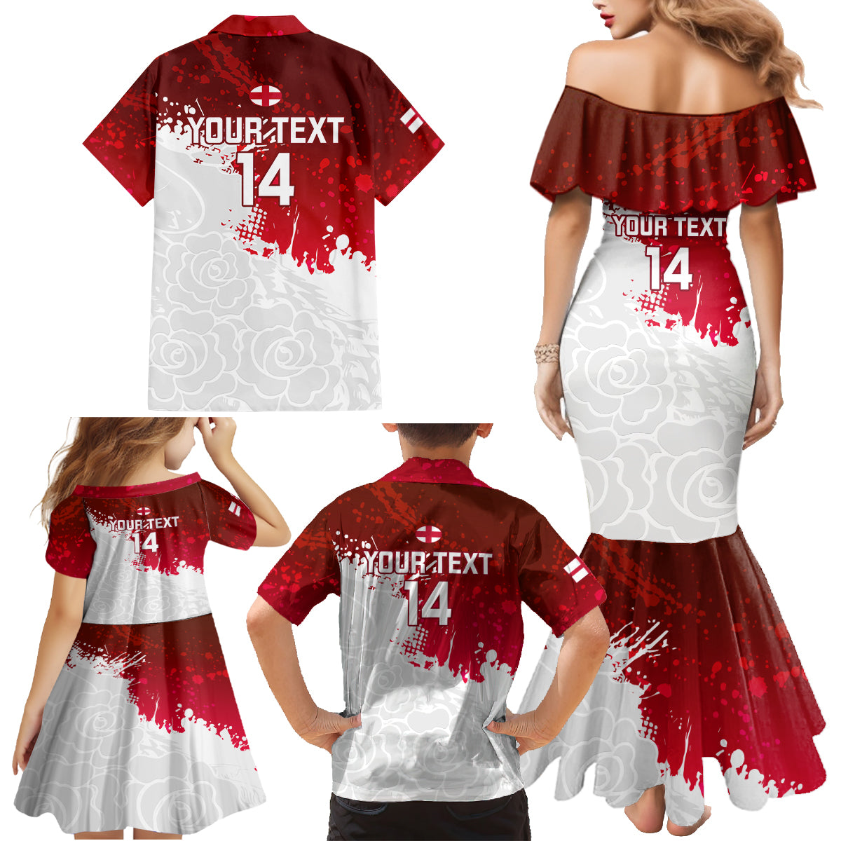 custom-england-rugby-family-matching-mermaid-dress-and-hawaiian-shirt-2023-go-champions-world-cup-red-rose