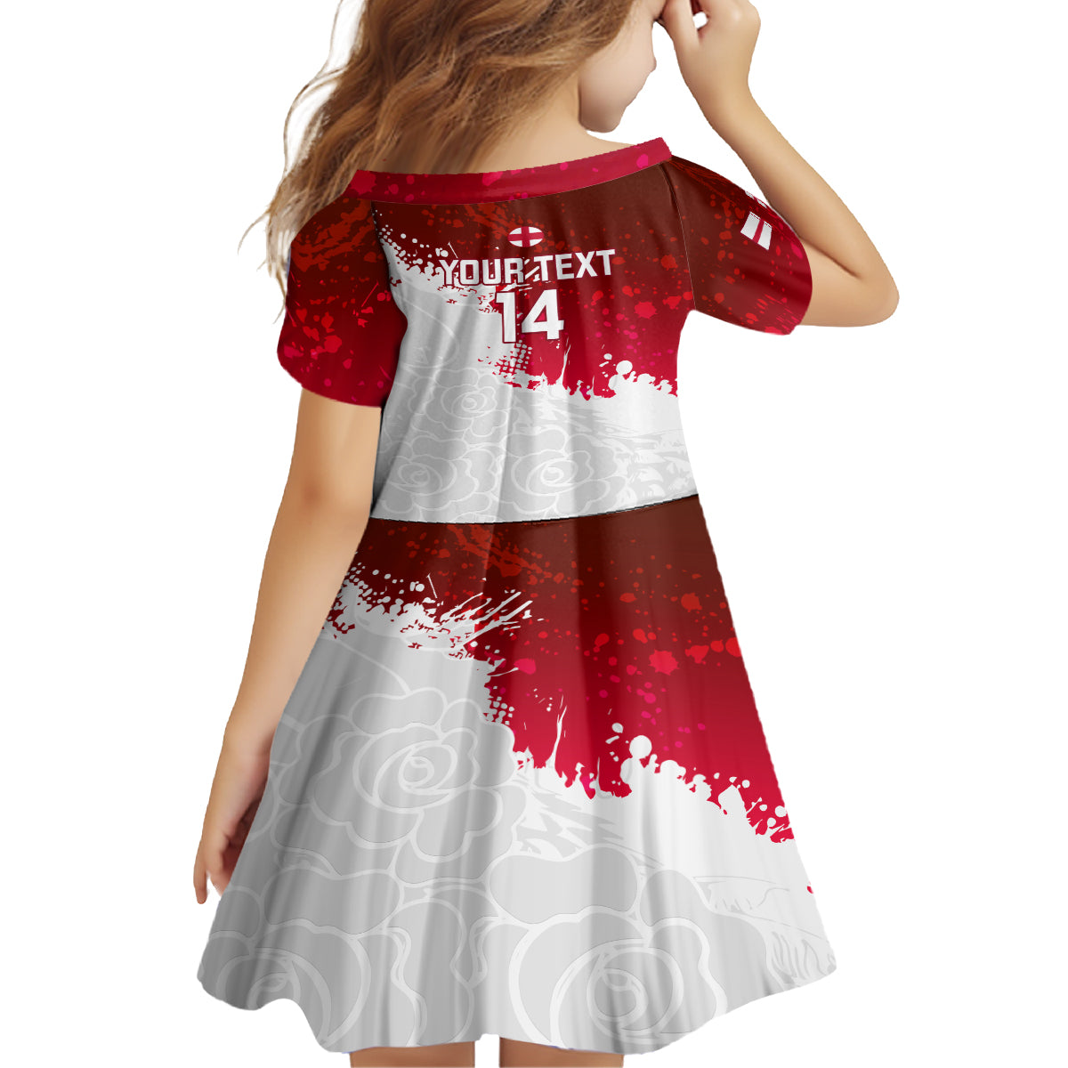 custom-england-rugby-family-matching-off-shoulder-short-dress-and-hawaiian-shirt-2023-go-champions-world-cup-red-rose