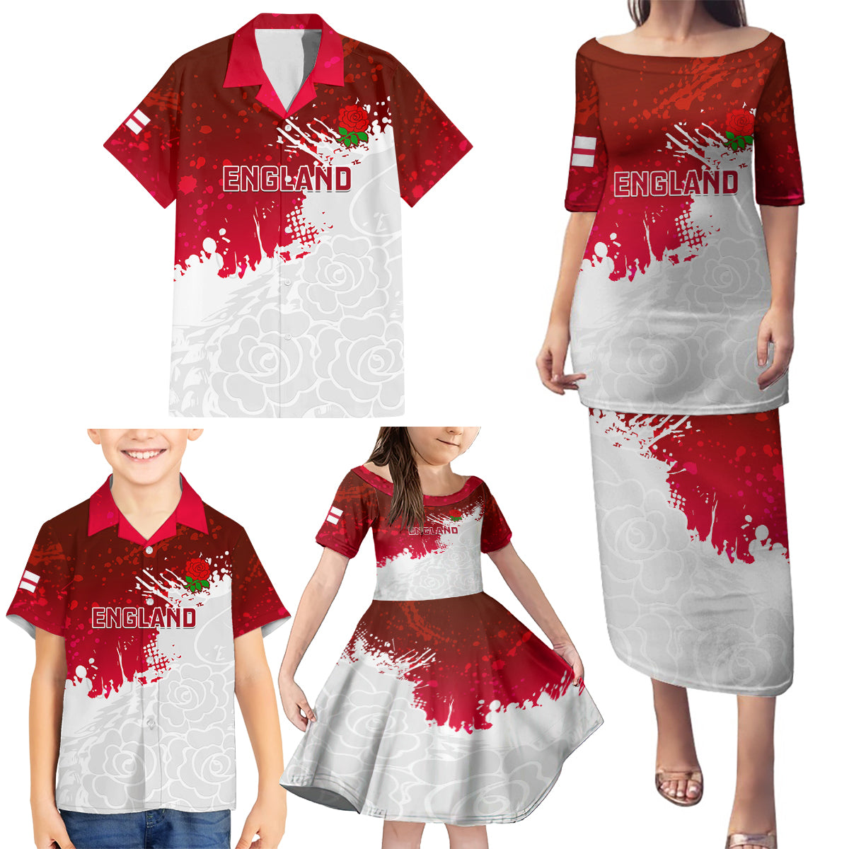 custom-england-rugby-family-matching-puletasi-dress-and-hawaiian-shirt-2023-go-champions-world-cup-red-rose