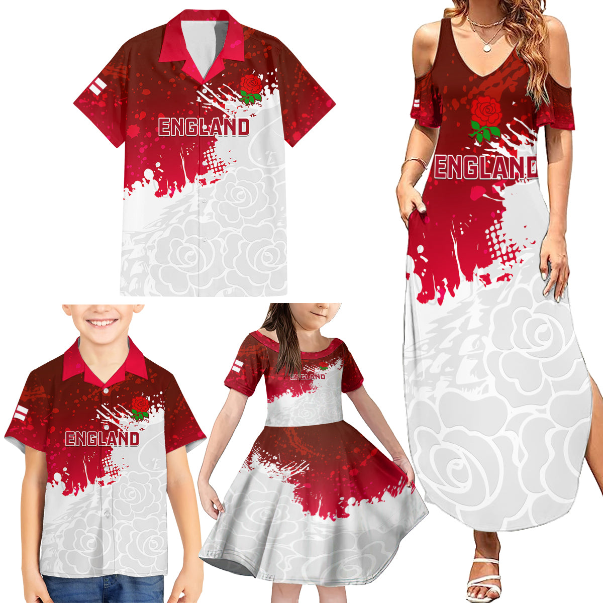 custom-england-rugby-family-matching-summer-maxi-dress-and-hawaiian-shirt-2023-go-champions-world-cup-red-rose