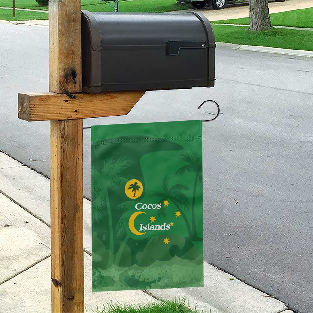 Australia Cocos Keeling Islands Garden Flag Southern Cross Palm Tree Pattern - Vibe Hoodie