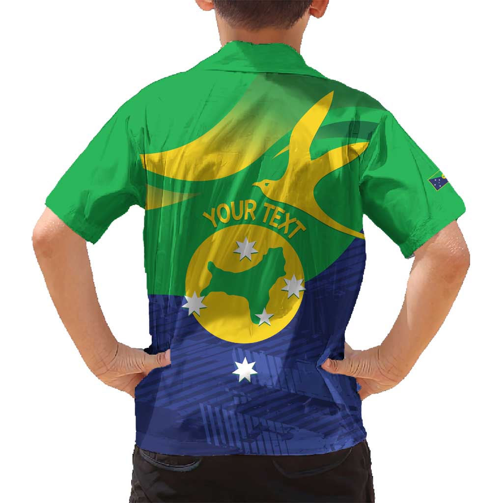 Personalised Australia Christmas Island Family Matching Long Sleeve Bodycon Dress and Hawaiian Shirt Wilayah Pulau Krismas Flag Color - Vibe Hoodie