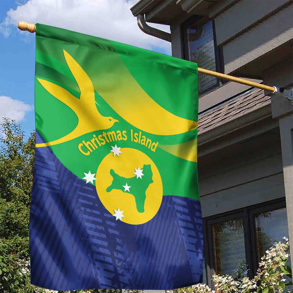 Australia Christmas Island Garden Flag Wilayah Pulau Krismas Flag Color - Vibe Hoodie