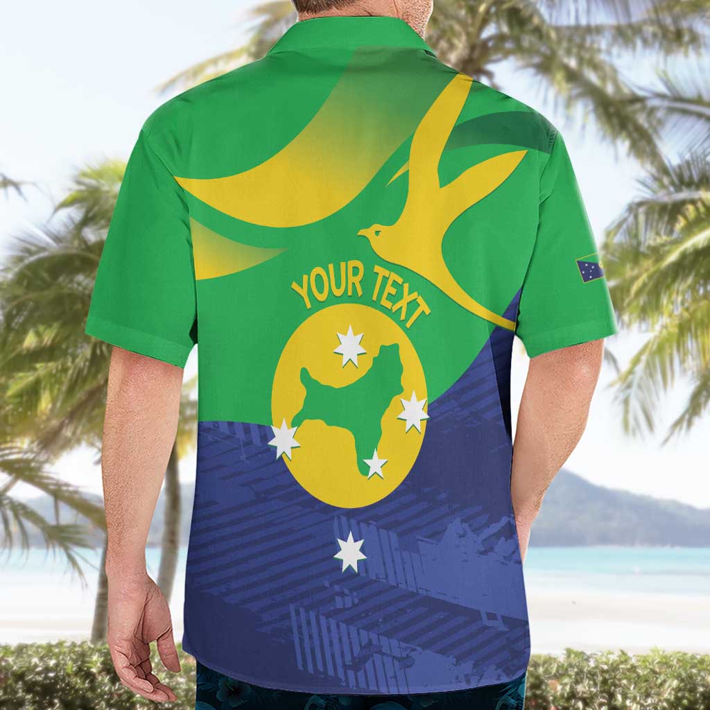 Personalised Australia Christmas Island Hawaiian Shirt Wilayah Pulau Krismas Flag Color - Vibe Hoodie