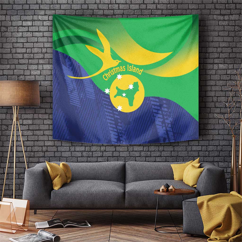 Australia Christmas Island Tapestry Wilayah Pulau Krismas Flag Color - Vibe Hoodie