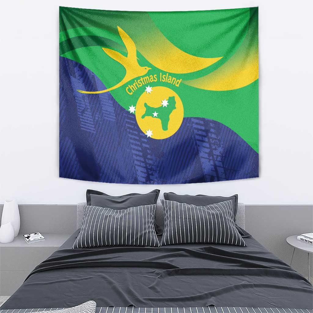 Australia Christmas Island Tapestry Wilayah Pulau Krismas Flag Color - Vibe Hoodie