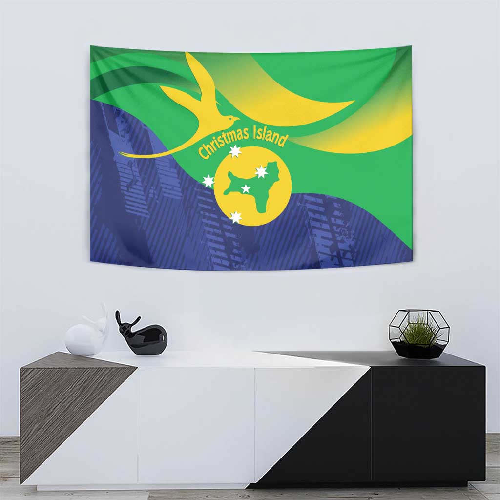 Australia Christmas Island Tapestry Wilayah Pulau Krismas Flag Color - Vibe Hoodie