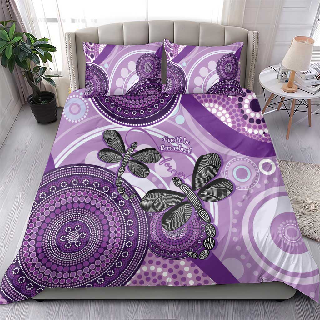 Memorial Australia Bedding Set You Will Be Remembered Aboriginal Art - Vibe Hoodie Shop