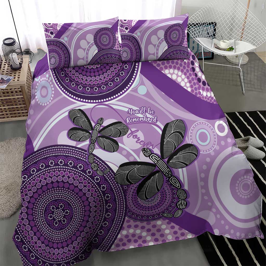 Memorial Australia Bedding Set You Will Be Remembered Aboriginal Art - Vibe Hoodie Shop
