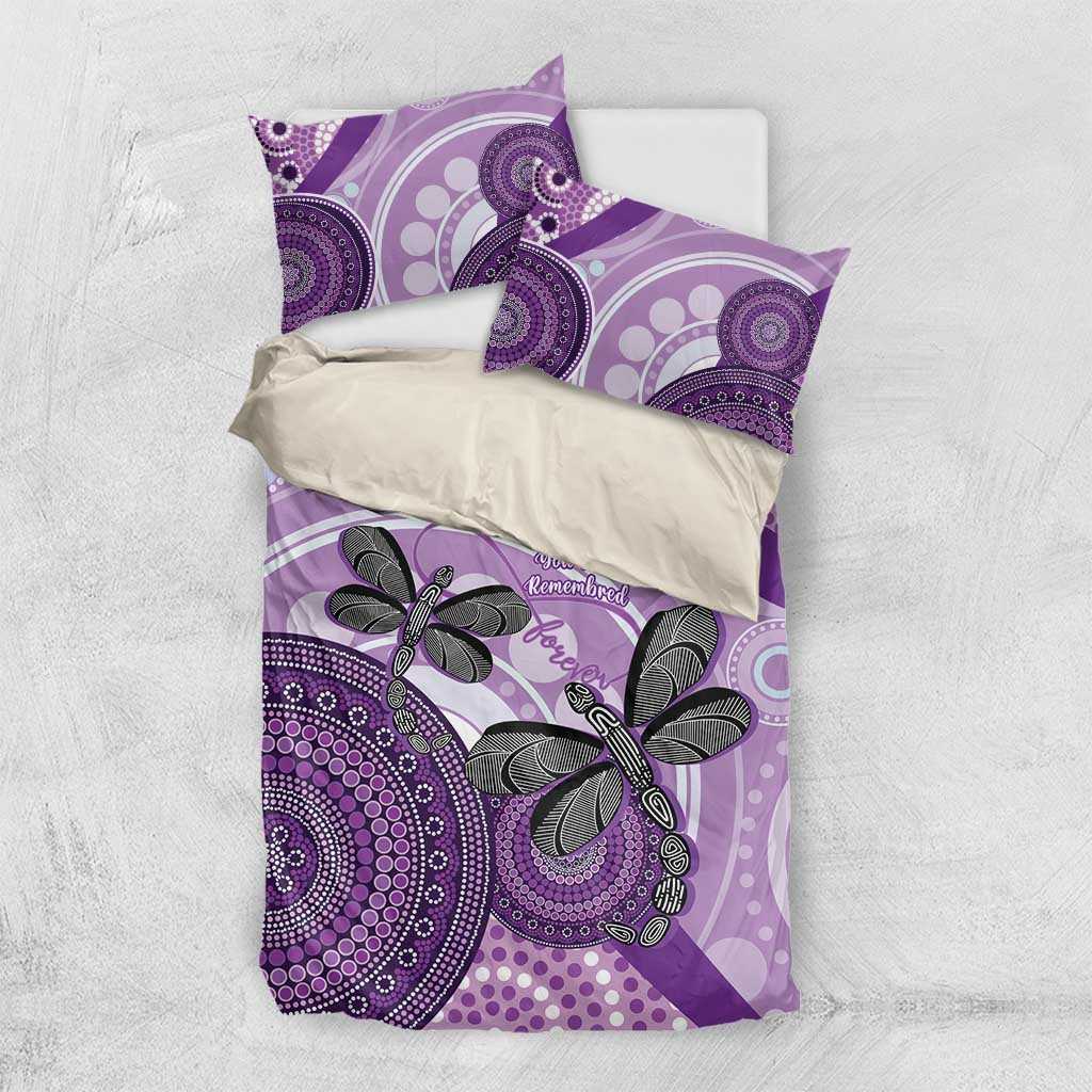 Memorial Australia Bedding Set You Will Be Remembered Aboriginal Art - Vibe Hoodie Shop