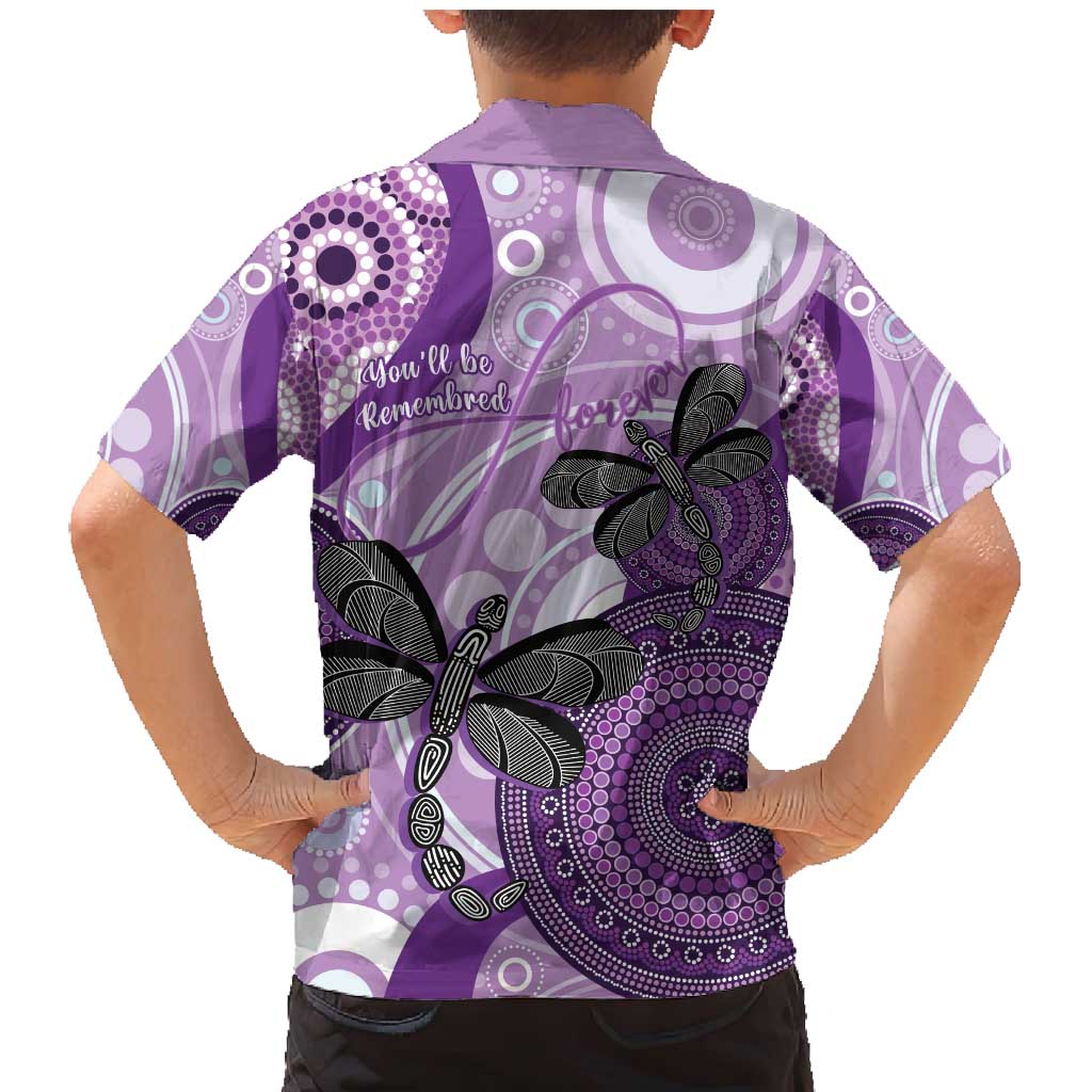 Memorial Australia Family Matching Mermaid Dress and Hawaiian Shirt You Will Be Remembered Aboriginal Art