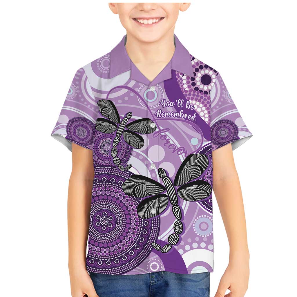 Memorial Australia Family Matching Mermaid Dress and Hawaiian Shirt You Will Be Remembered Aboriginal Art