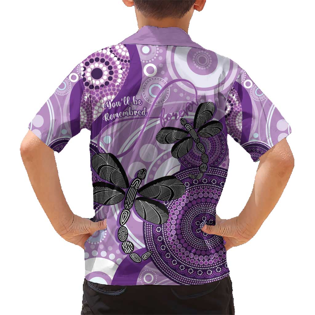 Memorial Australia Family Matching Short Sleeve Bodycon Dress and Hawaiian Shirt You Will Be Remembered Aboriginal Art