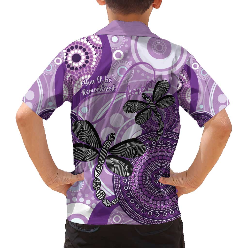 Memorial Australia Family Matching Summer Maxi Dress and Hawaiian Shirt You Will Be Remembered Aboriginal Art