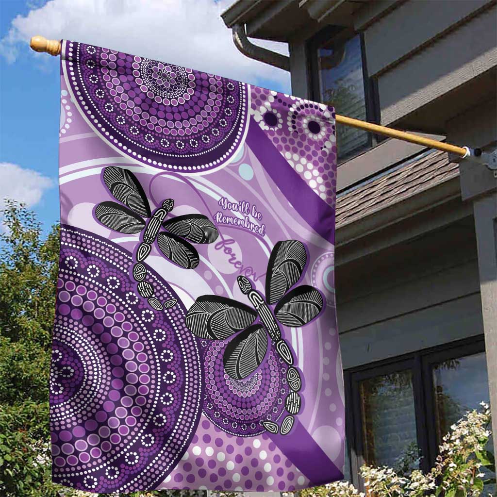 Memorial Australia Garden Flag You Will Be Remembered Aboriginal Art - Vibe Hoodie Shop
